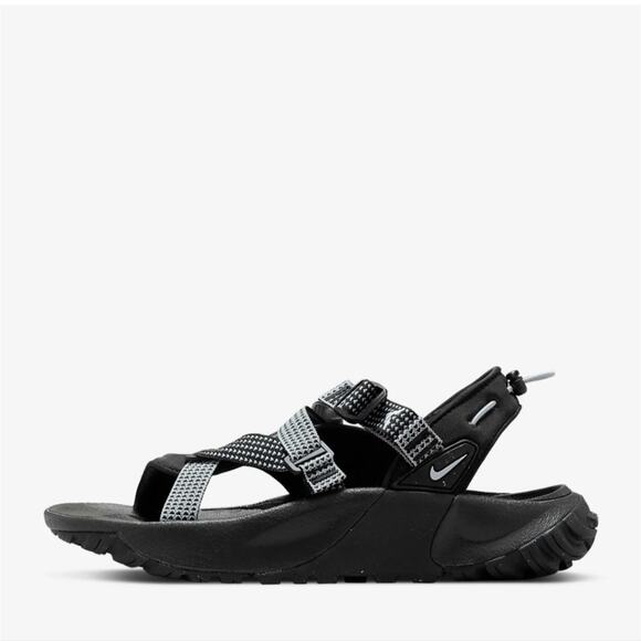 Nike Oneonta Men's Size 12 Sandals Black/Pure Platinum/Wolf Grey NWT - Picture 1 of 10